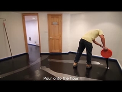 Marmer Putih Terlihat Pelapis Lantai Epoksi Metalik Lantai Beton Dekoratif