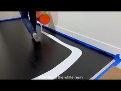 Pelapis Lantai Epoxy Metalik Residential Menciptakan Efek Tiga Dimensi