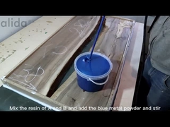 BPA Bebas Deep Pour Epoxy Resin Clear Casting Art Hard Waktu Kerja yang Lama