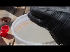 Lapisan lantai epoxy logam tanpa bau Lapisan epoxy marmer semprot