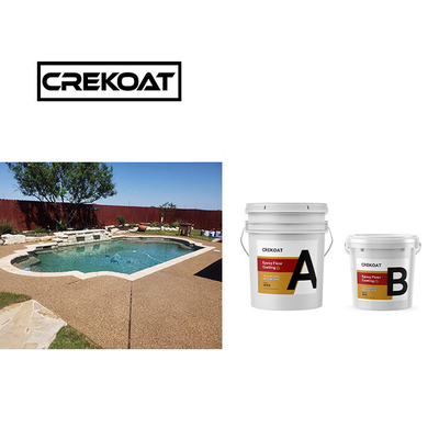 High Build Aspartic Polyaspartic Floor Coating Resistant UV Non Yellowing