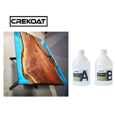 Crystal Clear Liquid Glass Epoxy Resin Untuk River Table Casting