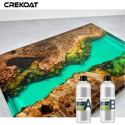 Resin Pengecoran Tabletop Mengkilap Untuk Melapisi Meja Kayu Dan Beton