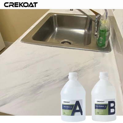Waktu Pengeringan Cepat Meja Atas Resin Epoxy Aliran Ditingkatkan Untuk Aplikasi Lemes