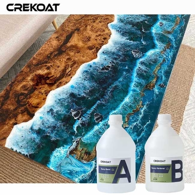 Meja tanpa gelembung Epoxy Resin Perawatan mudah dengan sabun dan air