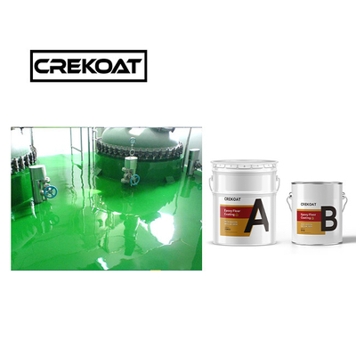 Eco Friendly Solvent Free Self Leveling Epoxy Floor Paint Warna padat