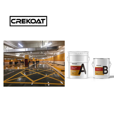 Cat lantai epoxy lapisan atas resin cat beton industri yang bisa dibersihkan