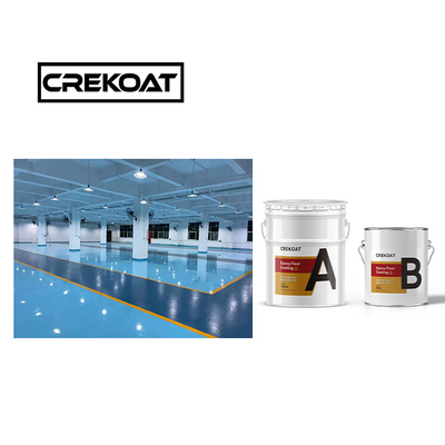 Primer Cat Lantai Epoxy Industri Tanpa Jahit Padat Tinggi Lurus