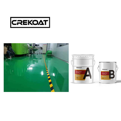 Low VOC Industrial Epoxy Floor Coating Grade 2 Pack Epoxy Floor Paint Tanpa Jahit