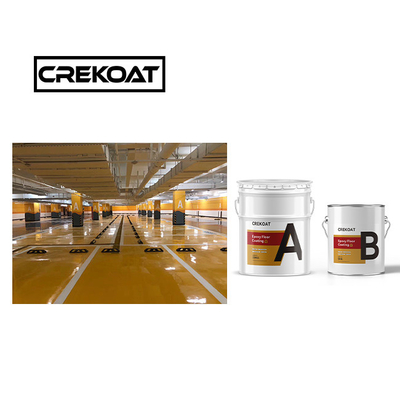 Cat lantai epoxy lapisan atas resin cat beton industri yang bisa dibersihkan