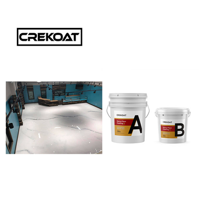 3mm Marmer Metallik Lapisan Lantai Epoxy Tidak Ada Gelembung Pengeringan Cepat