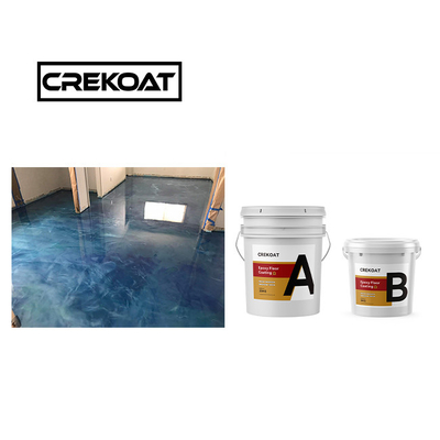 Pigmen Dua Komponen Cat Epoxy tanpa jahitan Epoxy Floor Paint Roller Bersih