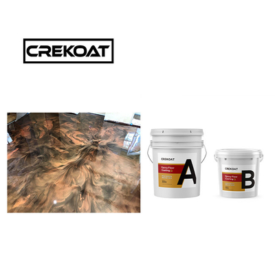 Cat Epoxy yang Bisa Dibersihkan Tinggi Bangunan Super Gloss Resin Berbasis Air Lapisan TDS