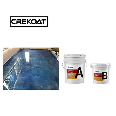 Lapisan lantai epoxy logam tanpa bau Lapisan epoxy marmer semprot