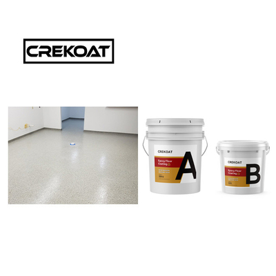 21 Menurut Berat Lapisan Lantai Resin Epoxy Tidak Mengelupas Lapisan Multi Flake Epoxy