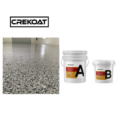 Anti slip Epoxy Color Flake Coating Clear Waterproof Epoxy Floor Coating