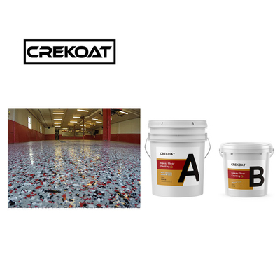 Cat Lantai Epoxy Dekoratif Polyaspartic
