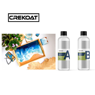 Liquid Clear Cast Resin Epoxy Lebih Kuat Epoxy Resin yang tahan goresan tinggi