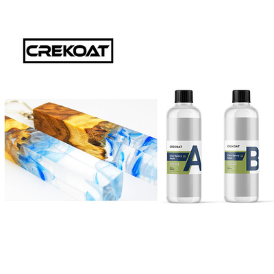 Bau rendah tahan UV resin Epoxy yang jernih Casting High Gloss Bubble Free