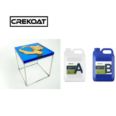 Membungkus Non Yellowing Deep Tuang Epoxy Resin Viskositas Rendah Untuk River Table