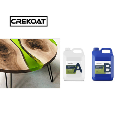 Polycolor Low Exotherm Deep Pour Epoxy Resin Bau rendah Meja sungai High Gloss