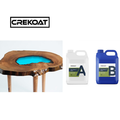 Polycolor Low Exotherm Deep Pour Epoxy Resin Bau rendah Meja sungai High Gloss