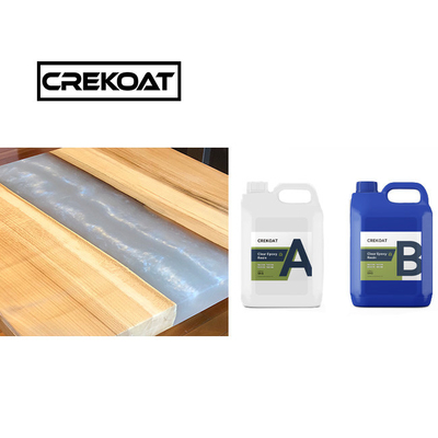 Pembuatan Kayu Tahan UV Epoxy River Table High Gloss Resin Tahan Dampak