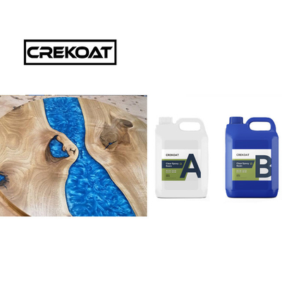Air Sikat Jelas Deep Tuang Epoxy Resin Bebas BPA High Gloss Untuk Meja Kayu