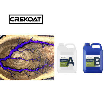 BPA Bebas Deep Pour Epoxy Resin Clear Casting Art Hard Waktu Kerja yang Lama