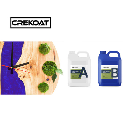 Kayu Dua Bagian Jelas Epoxy Resin Shine Stick tebal Tuang Resin