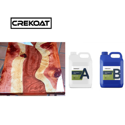 Stick Dua Komponen Deep Tuangkan Epoxy Resin 100% Solids Ultra Clear