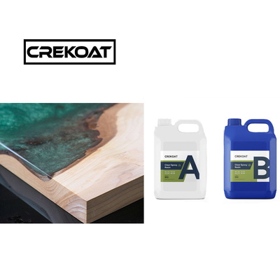 Stick Dua Komponen Deep Tuangkan Epoxy Resin 100% Solids Ultra Clear