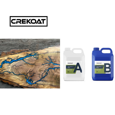 Air Sikat Jelas Deep Tuang Epoxy Resin Bebas BPA High Gloss Untuk Meja Kayu