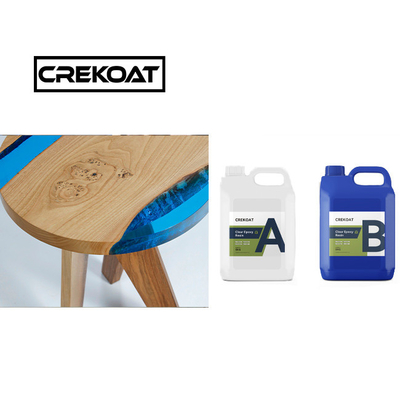 Wood Clear Casting Epoxy Resin Resistensi panas UV Resistant Resin Exotherm rendah