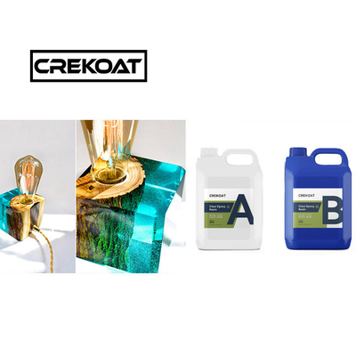 BPA Bebas Deep Pour Epoxy Resin Clear Casting Art Hard Waktu Kerja yang Lama