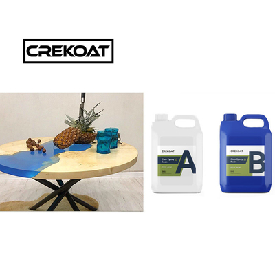 5cm Ultra Low Viscosity Deep Casting Epoxy Resin River Table Waktu Kerja yang Panjang