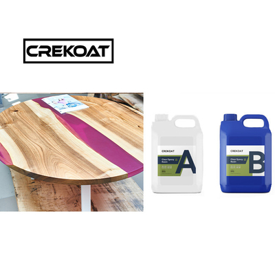 Kekerasan 2 Bagian Self-leveling Epoxy Resin Viskositas Rendah Untuk Casting Molding