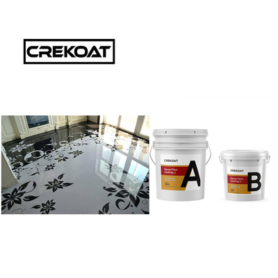 Crystal Waterproof Epoxy Resin Lantai Lapisan Absolut Imun 3D