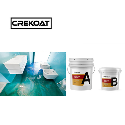 Crystal Waterproof Epoxy Resin Lantai Lapisan Absolut Imun 3D
