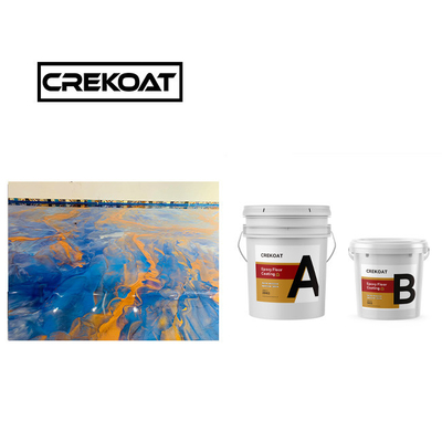 Roller 100% Solid Epoxy Floor Coating Cleanable Pure Epoxy Coating