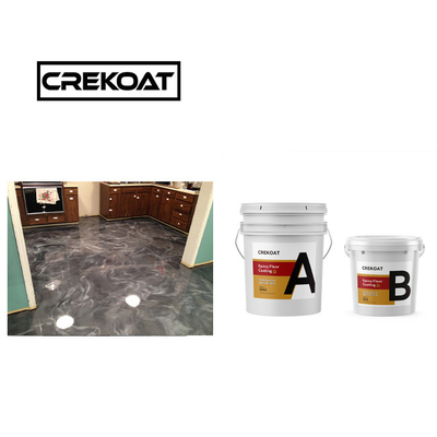 Lapisan lantai epoxy logam tanpa bau Lapisan epoxy marmer semprot