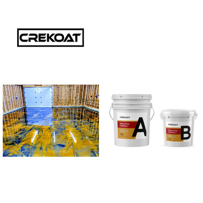 Tak tertandingi Countertop Metallic Epoxy Floor Coating Zero VOC Seamless High Build
