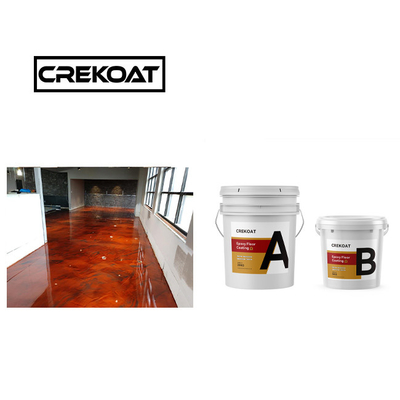 Pigmen Dua Komponen Cat Epoxy tanpa jahitan Epoxy Floor Paint Roller Bersih