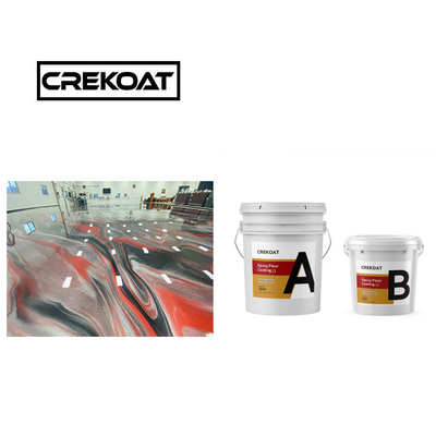 100% Solids High Build Metallic Epoxy Coating 3mm Antimikroba