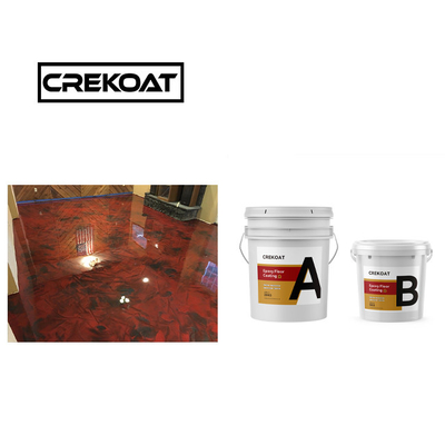 100% Solids High Build Metallic Epoxy Coating 3mm Antimikroba