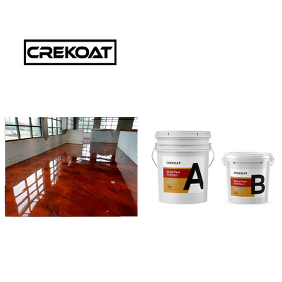 100% Solids High Build Metallic Epoxy Coating 3mm Antimikroba