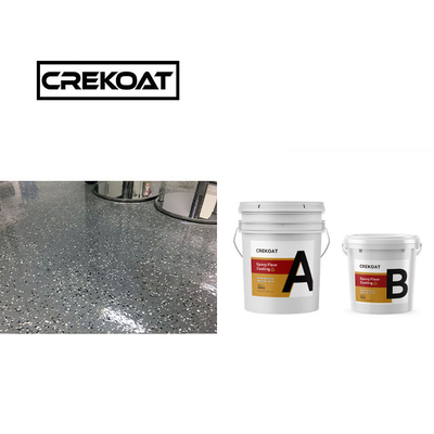 Flake Spray Lapisan Lantai Resin Epoxy Tidak ada gelembung