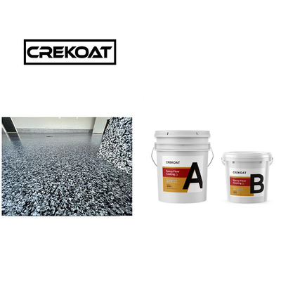 Crekoat Dua Komponen Tinggi Padat Lapisan Polyaspartic Nonyellowing TDS
