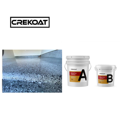 Polyaspartic Polyurethane Floor Coating Pemberantasan Abrasi Superior