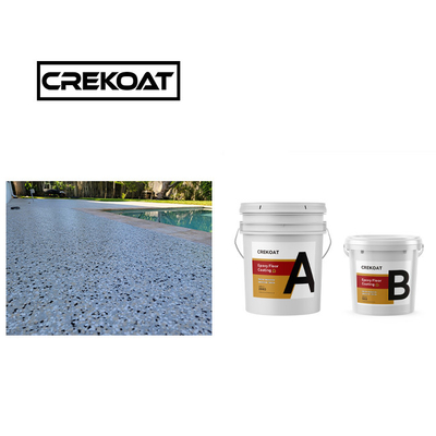 High Build Aspartic Polyaspartic Floor Coating Resistant UV Non Yellowing